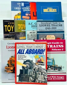 Assorted Toy Train Collectible Books