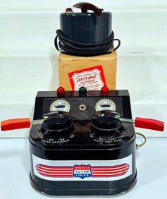 American Flyer Postwar S Gauge 30B Dual Controller Transformer and 8B -100 Watt Transformer