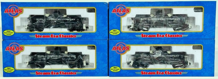 Atlas Modern O Gauge 8000 Gallon Tank Car Shell Chemical 3 Rail Boxed X4