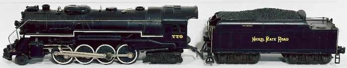 Lionel Modern O Gauge 779 Nickel Plate Road 2 - 8 - 4 Locomotive and Tender