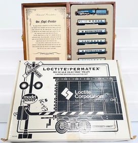 Model Power Postwar N Scale Limited Edition Sir Nigel Gresley Presentation Passenger Set/Loctite HO