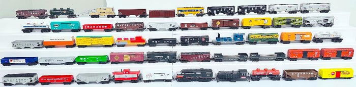 K-Line Modern O Gauge Forty-Seven (47) Assorted Freight Cars and Diesel Units