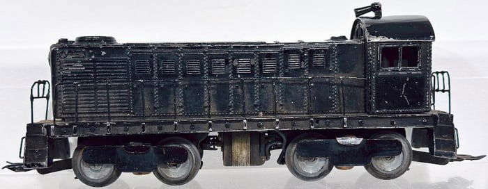 Marx Postwar O Gauge Black Diesel Switcher Factory Prototype