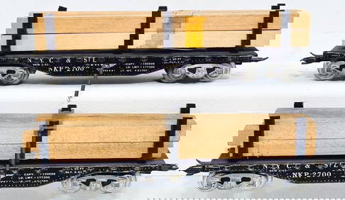 Marx Postwar O Gauge New York Central Lumber Car X2 Factory Archives (1 of 6)