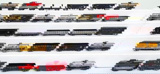 Marx Prewar and Postwar O Gauge Twenty-Seven (27) Assorted 8 Wheel Freight Cars