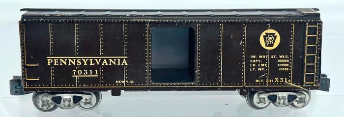 Marx Postwar O Gauge Pennsylvania Box Car Factory Prototype