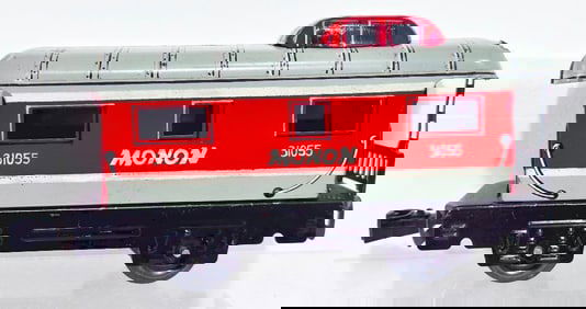 Marx Postwar O Gauge 4 Wheel Monon Silver/red Caboose Factory Prototype