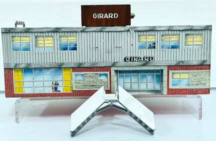 Marx Postwar O Gauge Railroad Station Styled after Cape Canaveral Building Factory Prototype