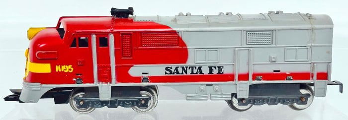 Marx Postwar O Gauge Santa Fe A Dummy Unit Diesel Factory Prototype