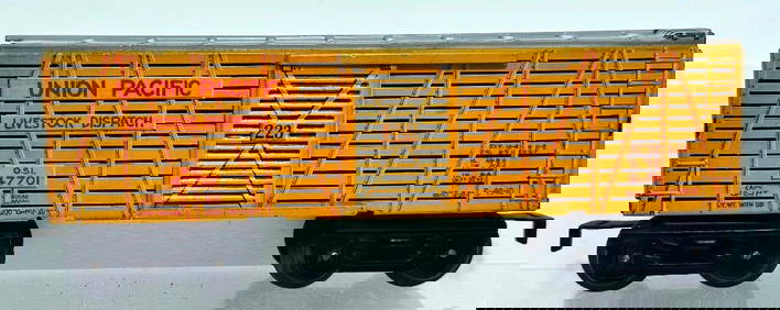 Marx Postwar O Gauge Union Pacific Livestock Car Hand Painted Factory Prototype (1 of 6)