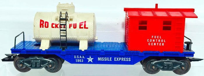 Marx Postwar O Gauge Rocket Fuel Work Caboose Factory Archive