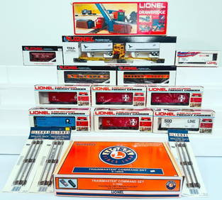 Lionel Modern O Gauge Eight (8) Assorted Freight Cars/Two Passenger Cars/Trainmaster Command Set (1 of 7)