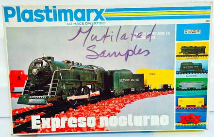 Marx Postwar O Gauge PlasticMarx B&O Plastic Freight Set Boxed (1 of 14)