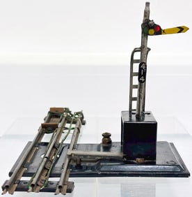Marx Prewar O Gauge Automatic Semaphore with track trip Factory Prototype