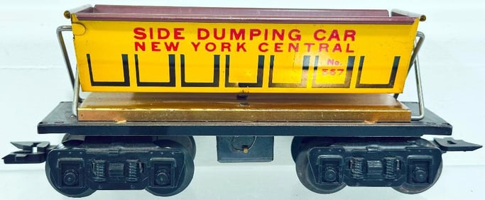 Marx Postwar O Gauge Side Dumping Car New York Central Factory Prototype