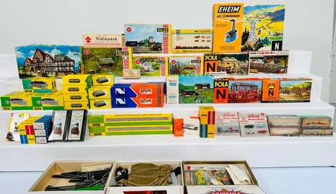 Kibri/Pola/Atlas Modern N Gauge and HO Scale Kits and Assorted Trains