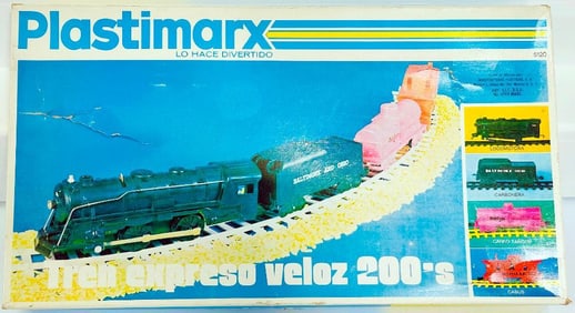 Marx Postwar O Gauge PlastiMarx Freight Set
