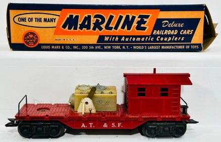 Marx Postwar O Gauge Work Caboose with generator Factory Prototype