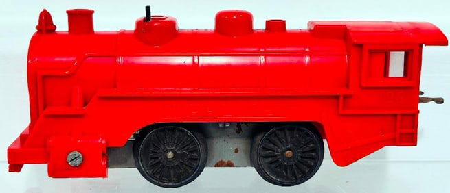Marx Postwar O Gauge red plastic Locomotive Factory Prototype