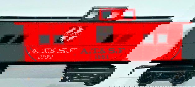 Marx Postwar O Gauge AT&SF Caboose Factory Prototype