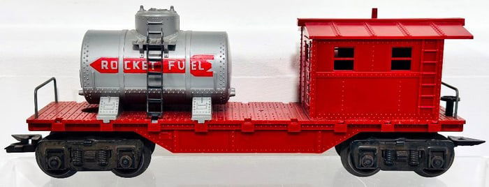 Marx Postwar O Gauge Work Caboose with rocket fuel tank Factory Prototype