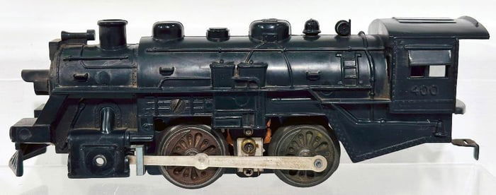 Marx Postwar O Gauge 400 black plastic Locomotive Factory Prototype