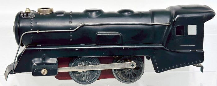 Marx Postwar O Gauge 0-4-0 Black Sheet-Metal Locomotive Factory Prototype