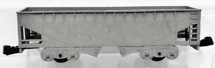 Marx Postwar O Gauge gray plastic 4 Wheel Hopper Factory Prototype