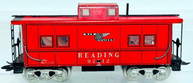 Marx Postwar O Gauge Reading Caboose Factory Prototype
