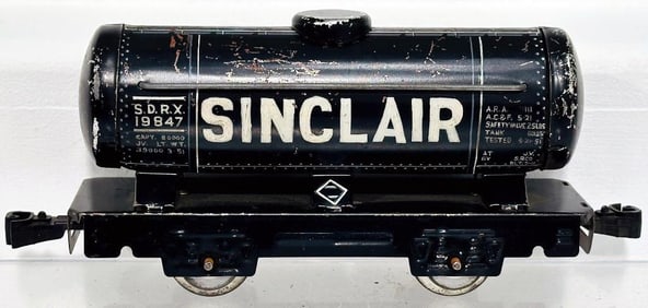 Marx Postwar O Gauge Sinclair 4 Wheel Tank Car Factory Prototype