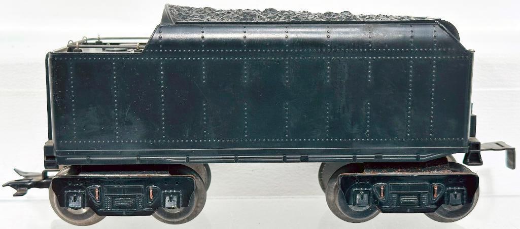 Marx Postwar O Gauge unmarked 8 Wheel Black Tender Factory Prototype (1 of 6)