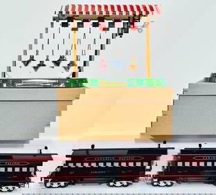 Marx Modern O Gauge Old Fashion Canadian Pacific Pullman Car Victoria/Kamloops and German Rowboat (1 of 8)