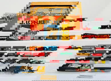 Lionel and Marx Postwar HO Scale Assorted Freight Cars and Engines and HO Marx Transformer (1 of 20)