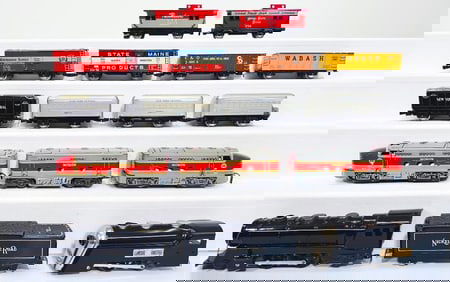 Marx Prewar Postwar O Gauge Monon A – B – A Diesel Units/Various Locomotives and