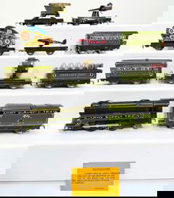 Marx Prewar O Gauge 500 Army Supply Locomotive and Tender Freight Train