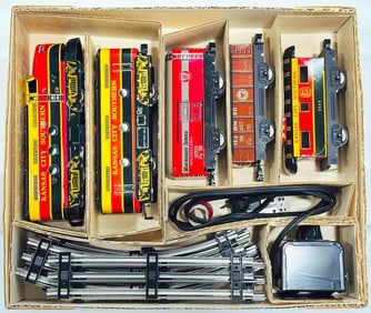 Marx for O Gauge Outfit No. 8142 Kansas City Southern A – B Diesel Freight Set Boxed
