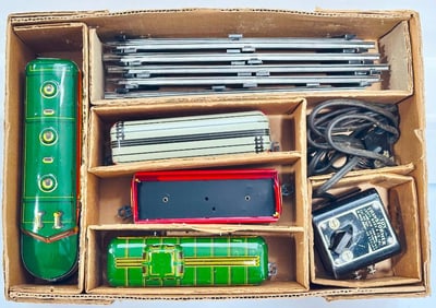 Marx Postwar O Gauge Outfit No. 8625 Seaboard A Diesel Unit Freight Set Boxed
