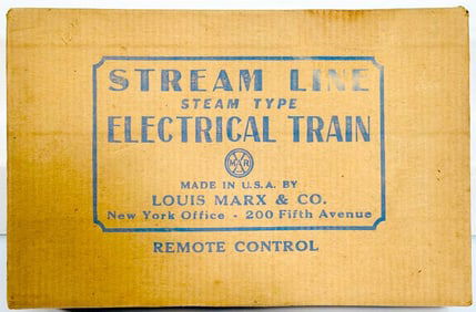 Marx Postwar O Gauge Outfit No. 3987 3000CP Locomotive Freight Set Boxed