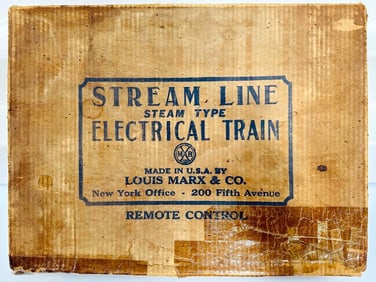 Marx Prewar O Gauge Outfit No. C– 3984 898 Locomotive Freight Set Boxed