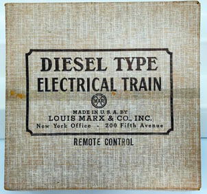 Marx Postwar O Gauge Outfit No. 8622 Monon A – B Diesel Freight Set Boxed