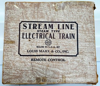 Marx Postwar O Gauge Outfit No. 24824 400 Locomotive Freight Set Boxed