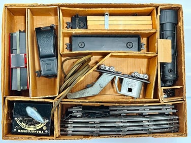 Marx Postwar O Gauge Outfit No. 25344 999 Locomotive Freight Set Boxed