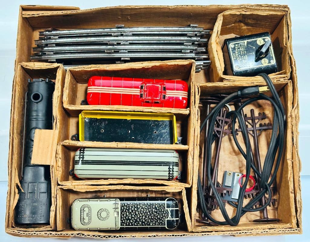 Marx Postwar O Gauge Outfit No. 5942 591 Locomotive Freight Set Boxed (1 of 13)