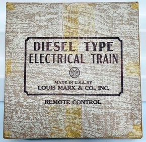 Marx Postwar O Gauge Outfit No. 8650 Seaboard A – A Diesel Freight Set Boxed