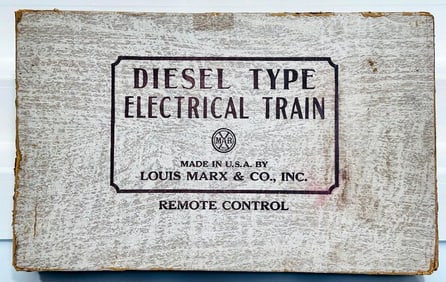 Marx Postwar O Gauge Outfit No. 29542 B&O A – A Diesel Freight Set Boxed