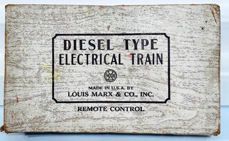 Marx Postwar O Gauge Outfit No. 9554 B&O A – A Diesel Freight Set Boxed