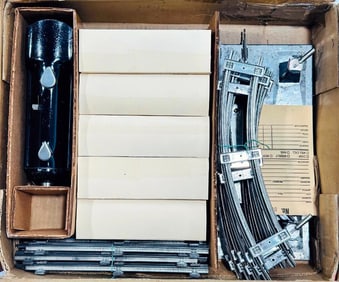 Marx Prewar O Gauge Marlines Black Commodore Vanderbilt Locomotive Freight Set Boxed