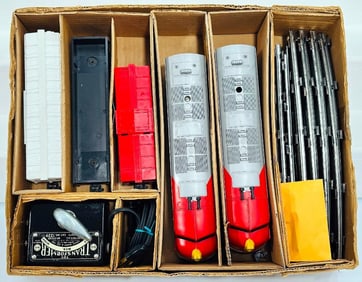 Marx Postwar O Gauge Outfit No. 44854 Santa Fe Freight Set Boxed