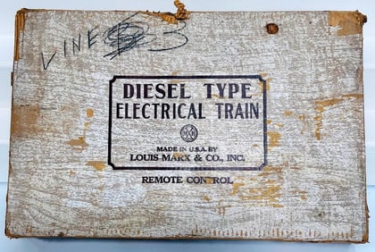 Marx Postwar O Gauge Outfit No. 44564 ATSF Diesel Passenger Set Boxed
