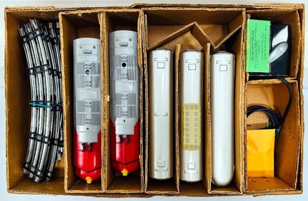 Marx Postwar O Gauge Outfit No. 44564 ATSF Diesel Passenger Set Boxed